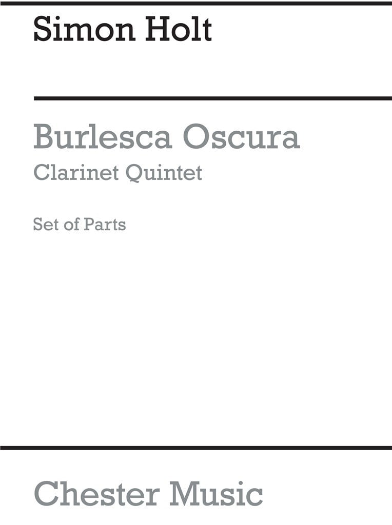 Burlesca Oscura (Parts)
